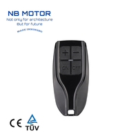 NB MOTOR 433Mhz Télécommande universelle sans fil Commutateur 4 canaux RF Relais émetteur et récepteur Module pour portail de garage
