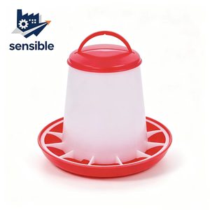Mangeoire automatique pour volailles en PP, bac à nourriture pour poulets, capacité de 1,5 kg, remplissage facile, plat d'alimentation compact pour la ferme - Product Image 5