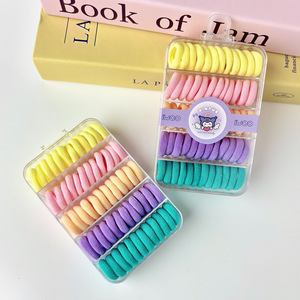 Iwoo – attaches pour cheveux pour enfants, bandes élastiques en velours couleur bonbon, 15x5cm, usage quotidien - Product Image 3