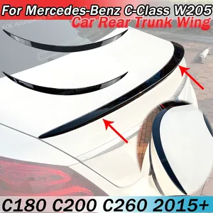 สปอยเลอร์หลังคาท้ายรถยนต์ สำหรับ C-Class W205 C180 C200 C260 ปี 2015+ ชุดแต่งตกแต่งท้ายรถ - Product Image 1