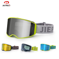 Lunettes de ski OTG personnalisées avec logo OEM, verres magnétiques de luxe pour l'extérieur, photochromiques, pour snowboard,