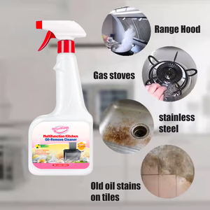 Detergente Spray Potente 5 in 1 <span class=keywords><strong>per</strong></span> Cucina, Ecologico, Multiuso, <span class=keywords><strong>Sgrassatore</strong></span> <span class=keywords><strong>per</strong></span> <span class=keywords><strong>Fornelli</strong></span> e Pulitore <span class=keywords><strong>per</strong></span> Macchie d'Olio su Utensili, 500ml - Product Image 4