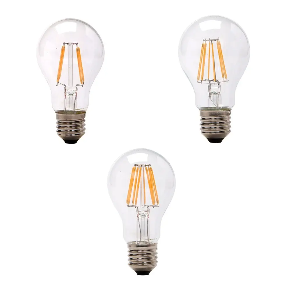 مصباح LED بخيوط يمكن تخفيفها A60 A19 E27 للبيع بالجملة في الصين، 4 وات، مصباح Led Edison عتيق وعتيق