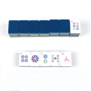 Offre Spéciale – Jeu de Mahjong Américain Moderne à 160 Tuiles en Acrylique Gravées sur 4 Niveaux – Idéal pour les Soirées de Jeu en Famille ou au Casino - Product Image 1