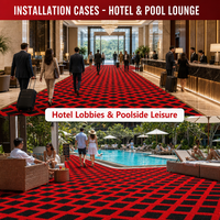 Décoration et fournitures de mariage, tapis en herbe artificielle, motifs 3D, rouleaux de gazon pour les célébrations de Noël, gazon synthétique