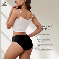 Leeyi OEM femmes période sous-vêtements menstruels absorbant rapide absorption imperméable Culotte 4 couches Menstruelle femmes période culotte