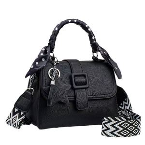 Fashion Women's <b>Small</b> Silk Scarf Shoulder Bag Top Handle PU Leather <b>Handbag</b> Purses Top Style Accessories RTS Bulk Mixed Order - Product Image 2