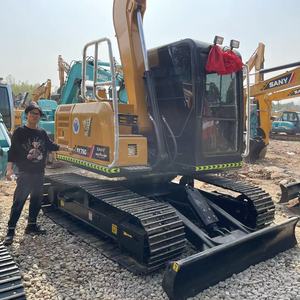 Excavatrice sur chenilles Sany SY75C Pro jaune, équipement de construction hydraulique à commande intelligente, excavatrice de haute qualité - Product Image 4