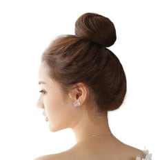 Marrón claro DK76 Simple Chignon Hairpiece Elegant Hair Mouth Fooch Hair Style - Product Image 1