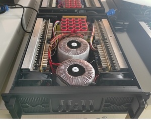 ER4.1 8000 Amplificador vatios de potencia de 4 canales Transformador dual Altavoz de matriz de línea de doble capa 88 Transistores americanos (NJW0281/0302) - Product Image 1
