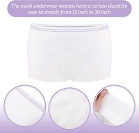 Sous-vêtement post-partum jetable avec double couche de protection anti-fuite essentielle pour la récupération de la section C de l'incontinence