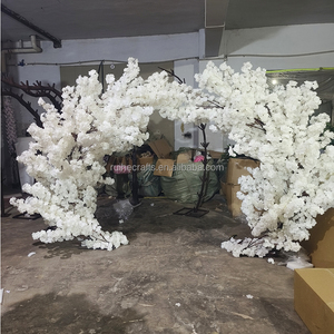 Matrimonio eventi di celebrazione oggetti di scena fiore artificiale albero decorativo del cancello del fiore a forma di cuore <span class=keywords><strong>sfondo</strong></span> di fiori per la decorazione di nozze - Product Image 4