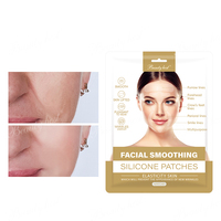 Patchs transparents auto-adhésifs en silicone naturel et organique pour le visage, le cou, le front et les yeux - Anti-rides, anti-âge, cicatrisant
