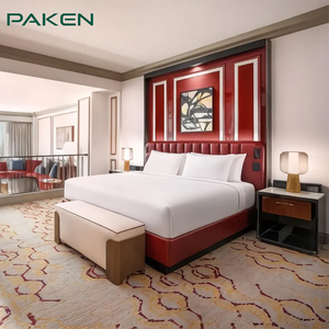 Solusi Furnitur Proyek Hotel Turnkey Satu Atap Set Furnitur Kamar Tidur Hotel Bintang <span class=keywords><strong>5</strong></span> Modern dengan Desain - Product Image 1