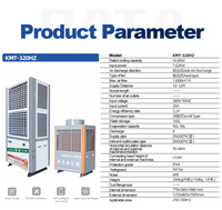 Refroidisseur d'air évaporatif de type split Kemite, nouvelle génération, haute capacité de refroidissement 43,8 kW, compresseur scroll R410A avec moteur et pompe