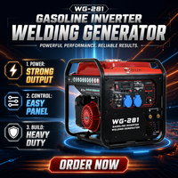 Zelda 110V Benzin-Generator 5kW Seilzugstart 280A Schweißgenerator Benzinmotor