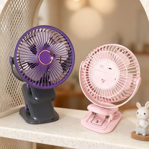 Ventilador de clip LingPan de 5W, recargable por USB, oscilante, portátil, para escritorio, cochecito de bebé y camping. - Product Image 3