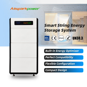 แบตเตอรี่ลิเธียมไอออนแบบเรียงซ้อนได้ 51.2V 10kWh-20kWh ระบบสื่อสาร CAN สำหรับระบบโซลาร์เซลล์ใช้ในบ้าน - Product Image 2