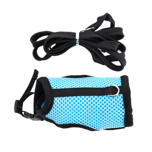 Ensemble Harnais et Laisse pour Animaux de Compagnie avec Lumières, <span class=keywords><strong>Gilet</strong></span> à Carreaux pour Cochon d'Inde, Lapin, Chat, Chien, pour la Marche en Extérieur et l'Entraînement - Product Image 2