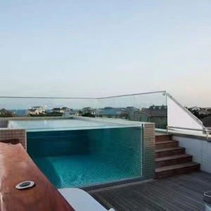 Rõ ràng dày lớn Hồ bơi trong nhà và ngoài trời Tùy Chỉnh Acrylic vô cực trong suốt hồ bơi - Product Image 5