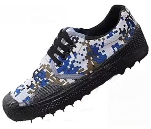 Chaussures décontractées pour hommes BAEWOON B69 avec semelle <span class=keywords><strong>en</strong></span> caoutchouc, tige <span class=keywords><strong>en</strong></span> toile, motif camouflage, chaussures <span class=keywords><strong>de</strong></span> chantier résistantes à l'usure - Product Image 4