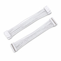 Cable personalizado Xinya con aislamiento de silicona, terminal de cobre estañado de doble extremo JST Molex, hebilla de bloqueo HY2.0, clasificación 3KV