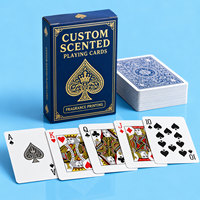 Cartes à jouer écologiques parfumées personnalisées, jeu de poker personnalisé avec logo, emballage en boîte pour usage familial