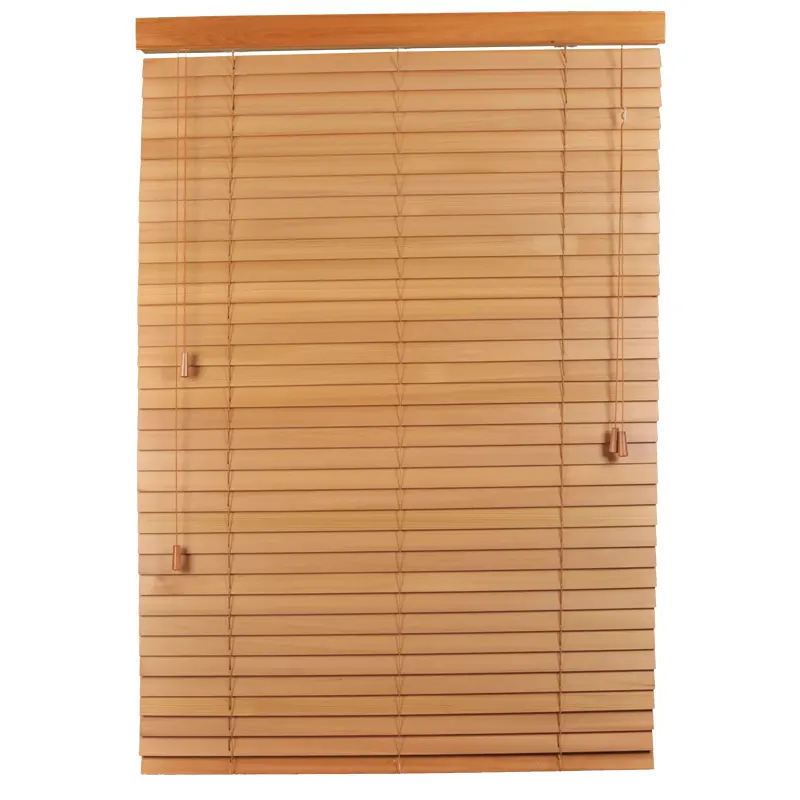 Persianas venecianas de cinta de ventana de madera, aspecto de lujo, accesorios blancos y grises incluidos, listones de 50mm, gran oferta, 2024