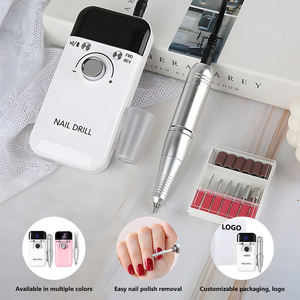 Tragbarer wiederauf ladbarer Nagel bohrer 45000 U/min für Acryl nägel Maniküre Pediküre Polier werkzeuge Elektrischer Nagel bohrer Kit - Product Image 6