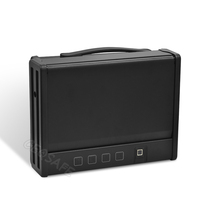 CEQSAFE Coffre-fort numérique biométrique compact et résistant pour armes de poing avec port d'alimentation d'urgence Type C