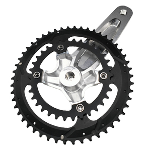 Pédalier de vélo avec pédalier 170mm VTT pédalier <span class=keywords><strong>pignon</strong></span> à couplage droit 50/34T pièces de manivelles - Product Image 2