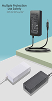 Adaptateur de bureau LED AC 110-240V 50-60Hz 12V 3.0A DC 36W avec protection OVP/OCP/SCP Garantie de 3 ans