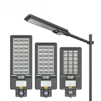 Lampadaire solaire 200W en ABS, étanche IP65, LED avec télécommande pour usage routier