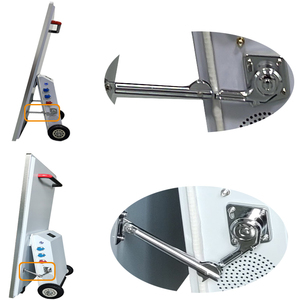 43 ''pouces haute définition écran LCD Kiosque publicitaire mobile <span class=keywords><strong>Tope</strong></span> Cart Type Digital Signage Welcome Poster Machine - Product Image 5