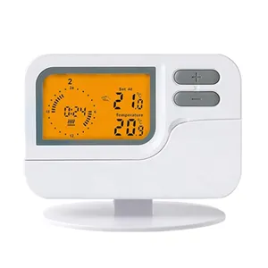 Thermostat Programmable de salle de chauffage et de refroidissement à écran LCD 230v pour système HVAC