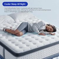 Matelas à ressorts ensachés de qualité hôtelière cinq étoiles, confortable, respirant, taille king, queen, simple, matelas d'hôtel OEM, simple, enroulable dans une boîte