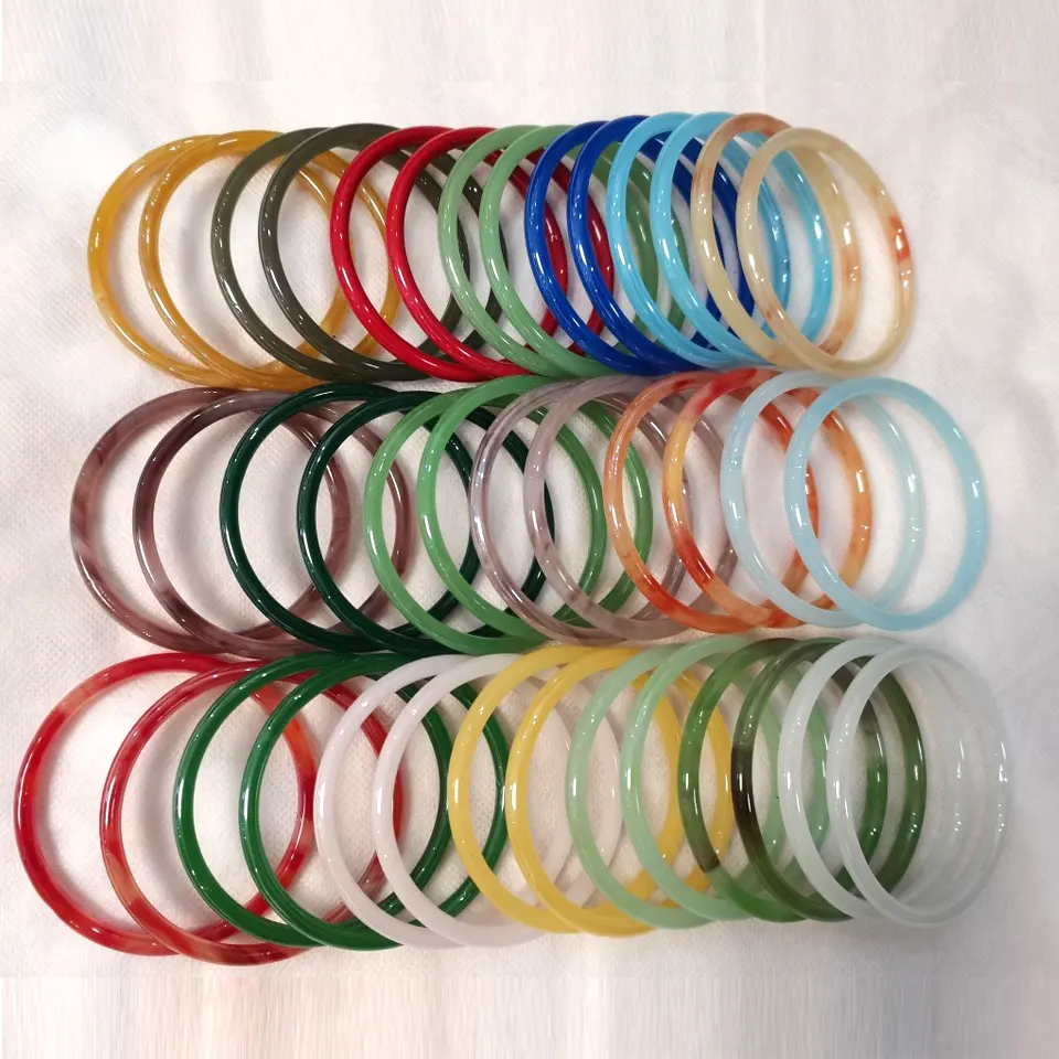 Colorful Glass Bangle Bracelets Indian Glass Bangles Set for Women Handmade Fashion Jewelry Bracelets