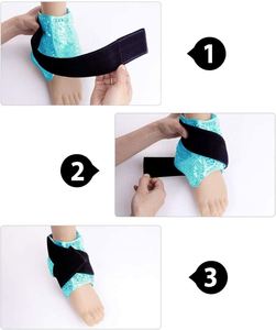 Compresa de Gel Frío/Caliente para Tobillo/Pie Deportivo, con Soporte Ajustable, Adecuada para Esguinces de Tobillo - Product Image 2