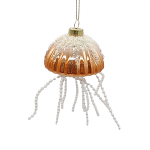 Ornamento Natalizio Unico a Forma di Medusa in Vetro, Sfera di Vetro Incantevole con Medusa per Albero di Natale - Product Image 2