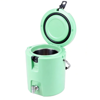 Glacière à vin isotherme portable de 8 L en PE rotomoulé, écologique, réutilisable, anti-fuite, design moderne et ludique, pour 5 jours de conservation de la glace