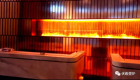 Cheminée électrique à vapeur d'eau 3D réaliste de 180 cm (72 pouces) avec effet de flamme simulé
