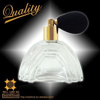 Atomiseur de parfum en verre personnalisé Well Lord Inc. 50 ml avec pompe pulvérisatrice, couleur personnalisée, décoration, impression offset, certifié