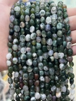 Vente en gros de perles de pierre de forme irrégulière de 6 à 8 mm, perles de pierre d'agate améthyste en forme de copeaux, perles de pierres précieuses pour la fabrication de bijoux