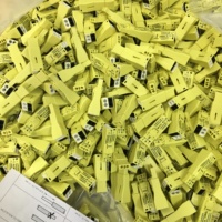 ING Luminaire Disconnect PUSH WIRE Technologie 600V 2-poliger berührungssicherer Steckverbinder Gelb PA66 94V-0 für nahtlose Elektroinstallationen