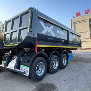 Tengyun รถกึ่งพ่วงสำหรับงานหนักตัวถังเหล็กความแข็งแรงสูงน้ำหนัก> 30000กก. น้ำหนักบรรทุก10 + ปีผู้ผลิตการทำเหมืองโดยผู้เชี่ยวชาญ - Product Image 1