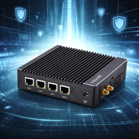 Pare-feu informatique Quad Core SSD 4 LAN WIFI Carte SIM Module 4G Windows Linux PfSense CentOS Contrôle industriel Routeur logiciel