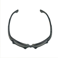 Lunettes de sport d'extérieur unisexes avec verres polarisés noirs Protection UV Cadre PC pour la course à pied Cyclisme Conduite Lunettes de soleil
