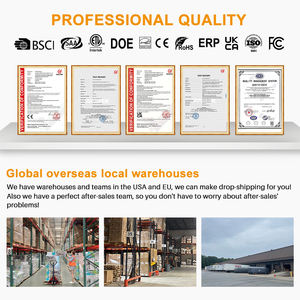 Ventilateur de plafond moderne en cristal, 42 pouces, ventilateur de plafond rétractable invisible avec lumière et télécommande - Product Image 5