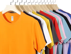 High Quality 100% Cotton Blank T-shirts Wholesale Heavyweight Oversized Tshirt Printing Custom Men's Oversize Unisex T Shirt