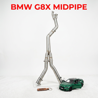 Pipa Tengah Tunggal SDO Stainless Steel untuk BMW M3 M4 G80 G82 G8X 3.0T 2021+  Pipa Bagian Tengah Knalpot Performa Tinggi